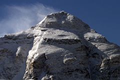 35 Mount Everest North Face Close Up From The Tourist Hill Above Chinese Checkpoint.jpg